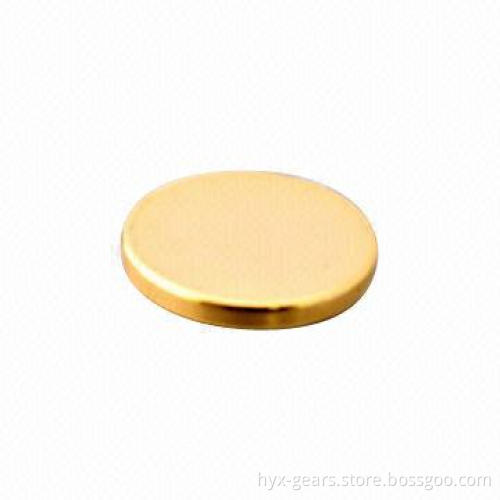 Heteromorphic Magnet with Gold-plated Surface